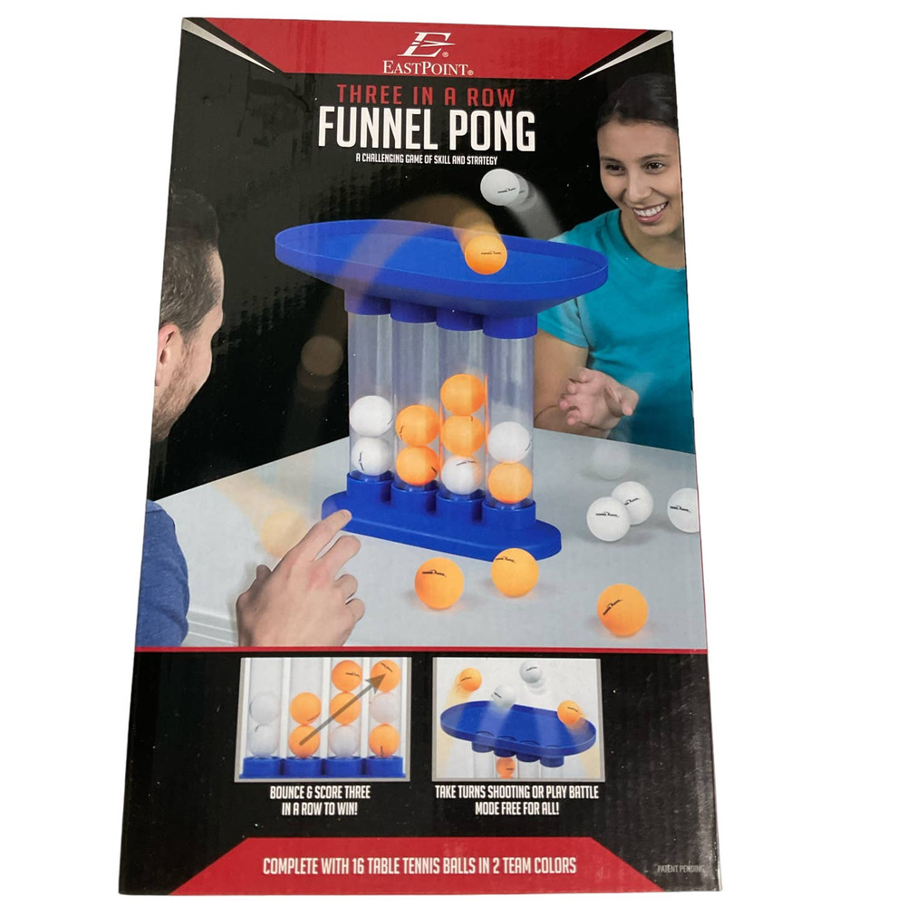 Funnel Pong Game Three in a Row  Brand New in Package